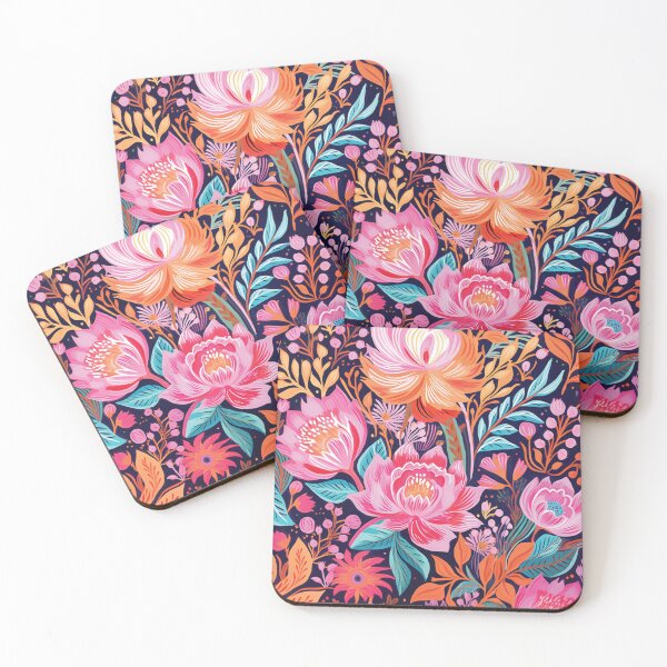 Item preview, Bright happy Floral Print designed and sold by poshprintlab.