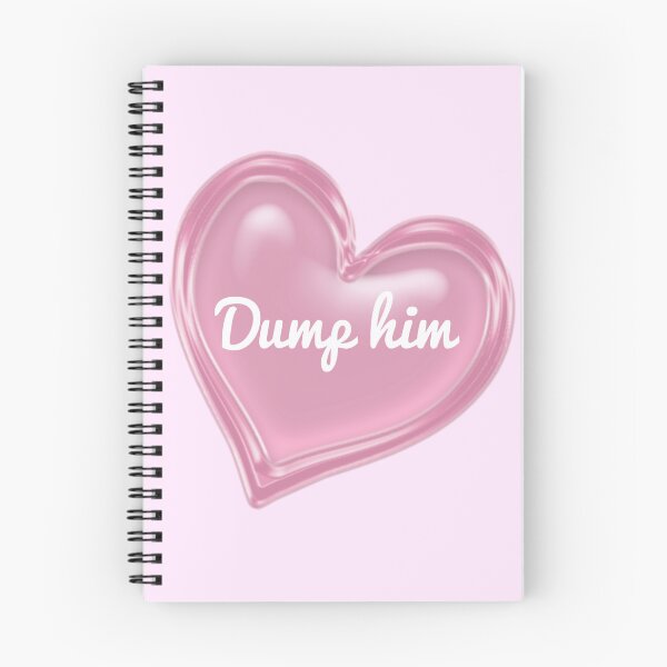 Item preview, Dump Him Pink Heart designed and sold by BrunetteCo.