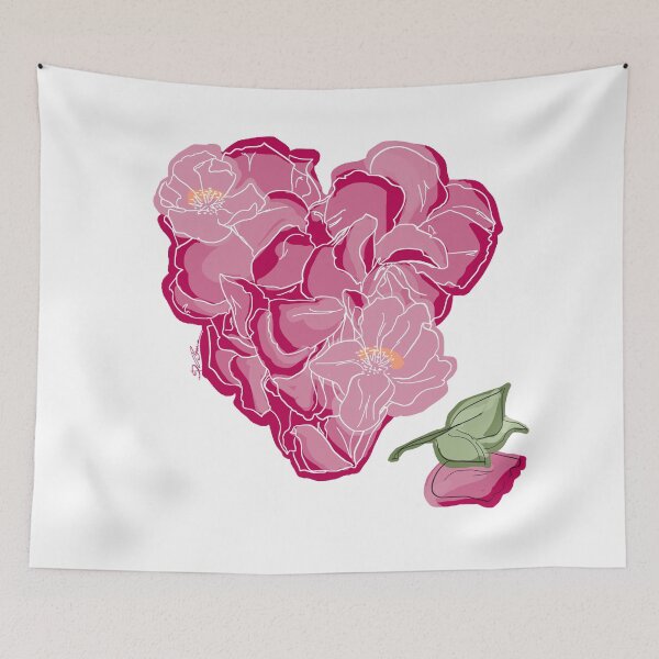 Item preview, Heart of flowers designed and sold by Barbara Baumann Illustration.