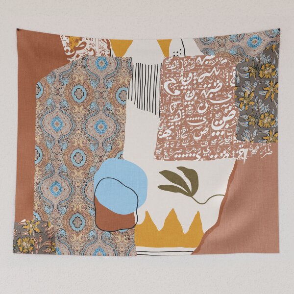 Item preview, patchwork abstract pattern designed and sold by alimsahinoglu.