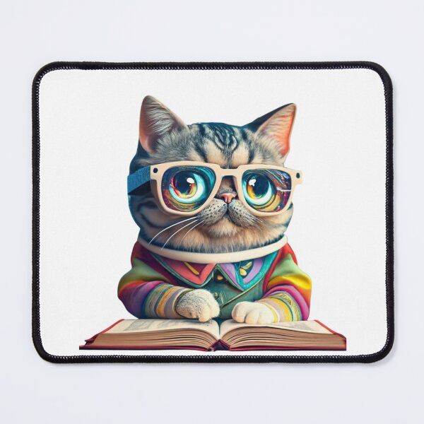 Item preview,  Cat With Book Cute Cat Reading Book Funny Gifts For Cat Lovers Funny Gifts For Book Lovers  designed and sold by MatthewViews.
