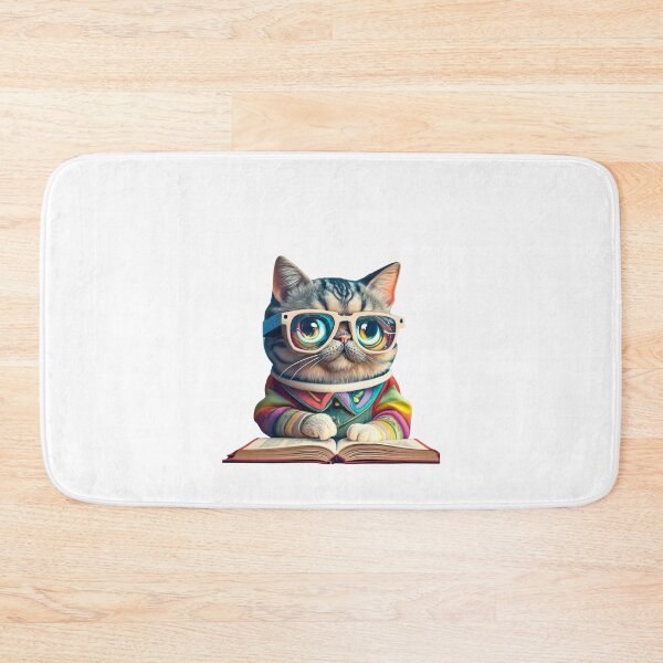 Item preview,  Cat With Book Cute Cat Reading Book Funny Gifts For Cat Lovers Funny Gifts For Book Lovers  designed and sold by MatthewViews.