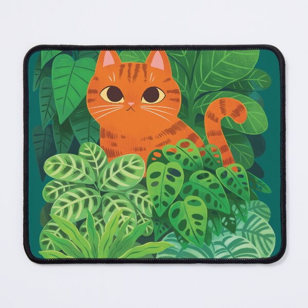 Item preview, Orange Cat In House Plants  designed and sold by michelledraws.