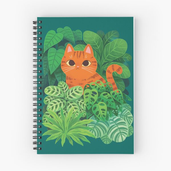 Item preview, Orange Cat In House Plants  designed and sold by michelledraws.
