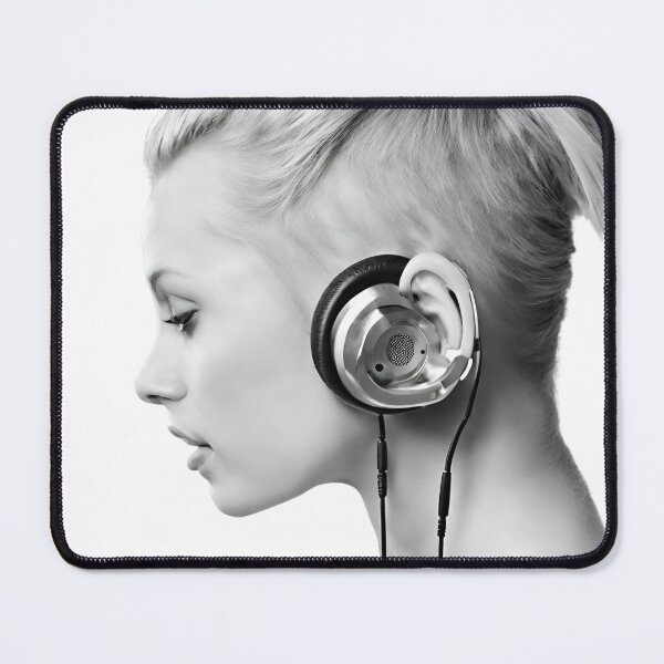 Item preview, woman with fused hearing aids designed and sold by navigatorsteel.