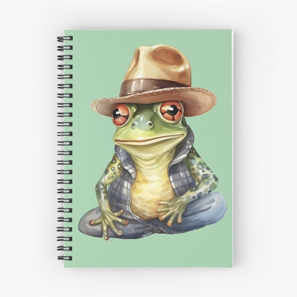 Item preview, "Hop-Along Rodeo: Frog in a Cowboy Hat" designed and sold by Anastasiia Yurevych.