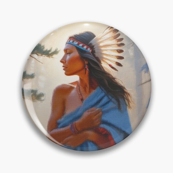 Item preview, Native American Spirit Of The Winter designed and sold by AUTHENTIC AMERICANA ARTS.