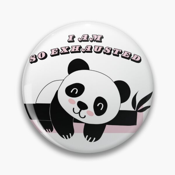 Item preview, exhausted panda designed and sold by zizyartclub.