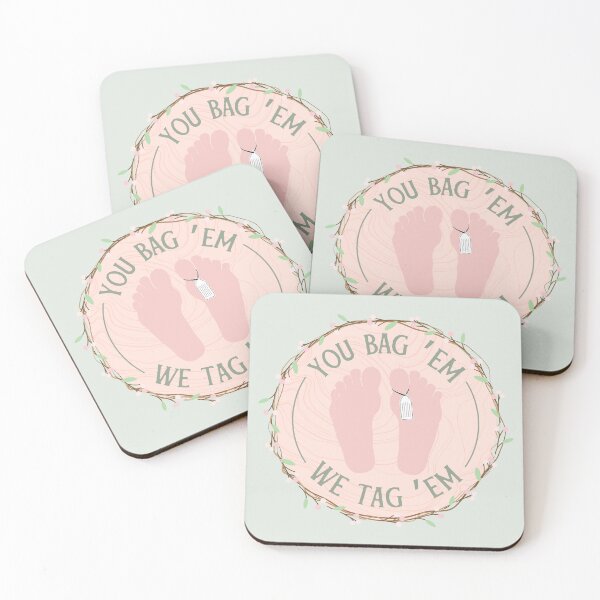 Item preview, You Bag 'Em We Tag 'Em Autopsy Sticker designed and sold by SceneOfTheCrime.