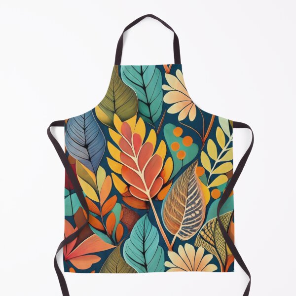 Item preview, Autumn leaves, fantastic, colorful tile, pattern designed and sold by LuckyFamily.