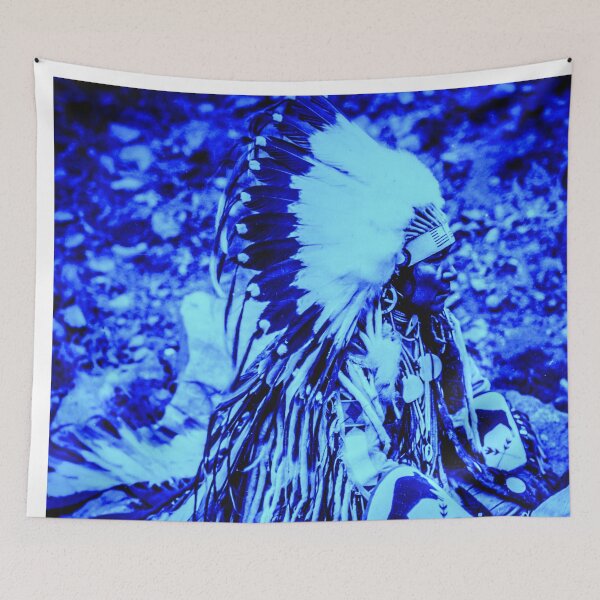 Item preview, Nez Perce Warrior 1918 designed and sold by lobodelnoir.