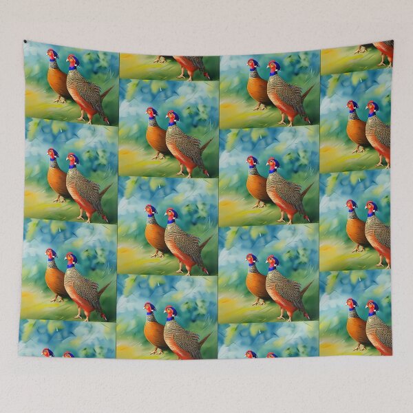 Item preview, Ring-Necked Pheasants designed and sold by Paw's Arts.