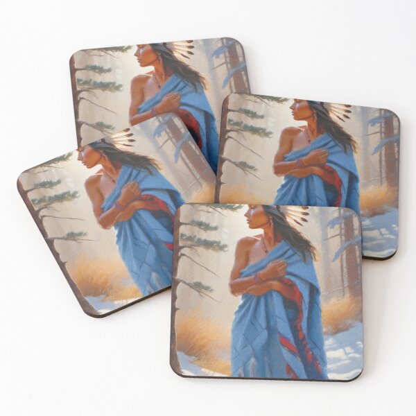 Item preview, Native American Spirit Of The Winter designed and sold by AUTHENTIC AMERICANA ARTS.