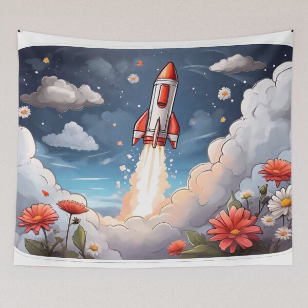 Item preview, Beyond the Stratosphere: A Rocket Coloring Experience (146) designed and sold by WASjourney.