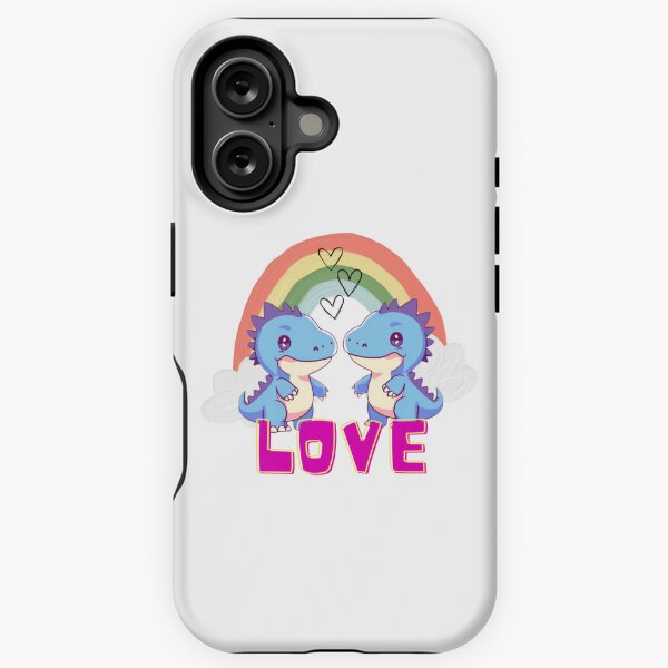 Dino's Love iPhone Tough Case