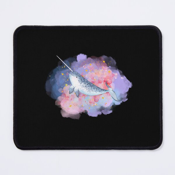 Item preview, Narwhal Whale Watercolor Style Illustration designed and sold by kuremureDesign.