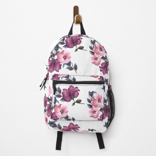 Item preview, Delta Rose white back tulips floral repeat pattern designed and sold by fradeknot.