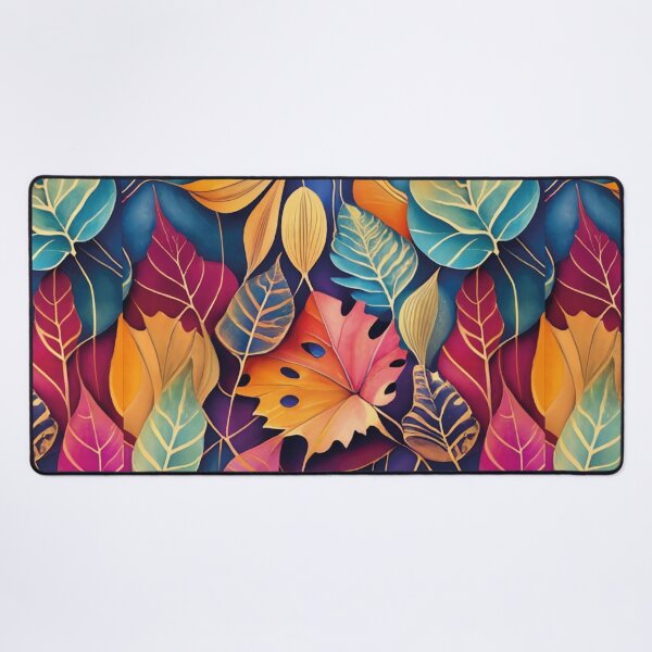 Item preview,  Autumn leaves, fantastic, colorful tile, pattern designed and sold by LuckyFamily.