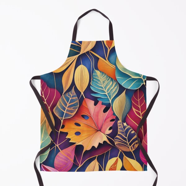 Item preview,  Autumn leaves, fantastic, colorful tile, pattern designed and sold by LuckyFamily.