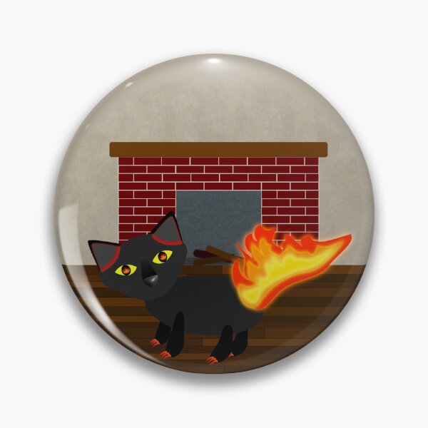 Artikelvorschau, Feuerkatze entworfen und verkauft von Pixel and Paintbrush.