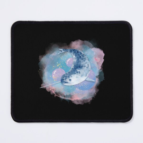 Item preview, Cute Narwhal Watercolor Illustration designed and sold by kuremureDesign.