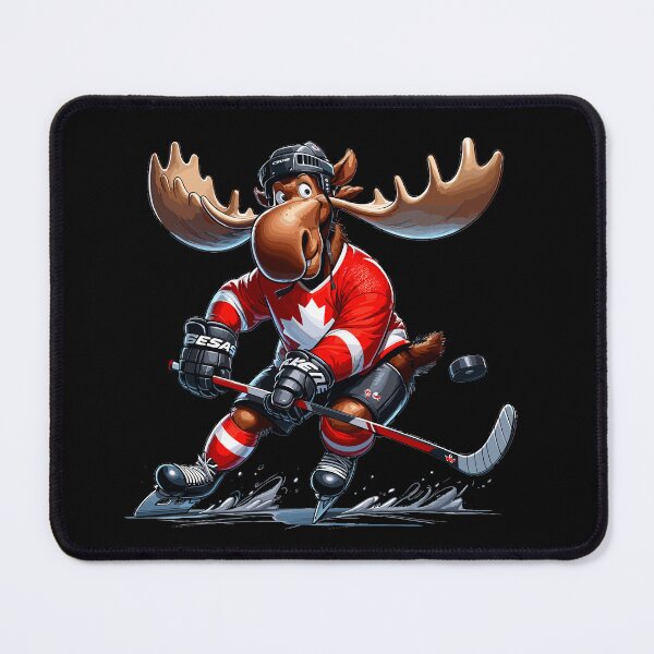 Item preview, Canadian Ice Hockey Maple Leaf Moose designed and sold by ElLocoMus.