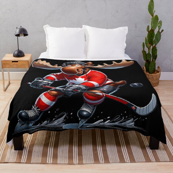 Item preview, Canadian Ice Hockey Maple Leaf Moose designed and sold by ElLocoMus.