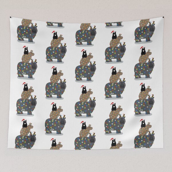 Item preview, Christmas Animal Stack designed and sold by KilkennyCat Art.