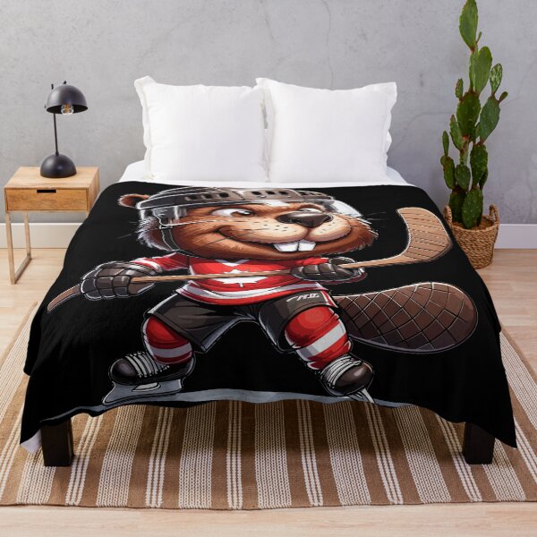 Item preview, Canadian Ice Hockey Maple Leaf Beaver designed and sold by ElLocoMus.