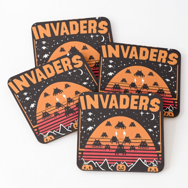 Item preview, Space Invaders Retro Vintage Edición de Halloween designed and sold by KitonicTees.