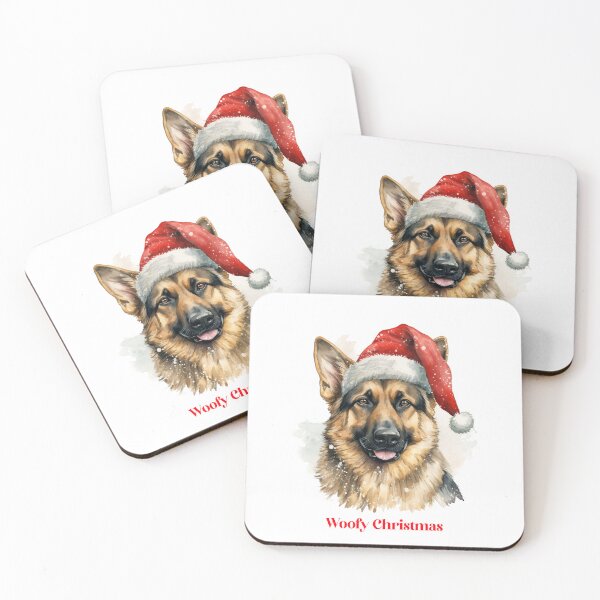 Item preview, German Shepherd Dog Xmas Christmas Gift Ideas Woofy Christmas designed and sold by OliveAndSnow.
