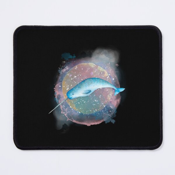 Item preview, Cute Narwhal Watercolor Illustration designed and sold by kuremureDesign.