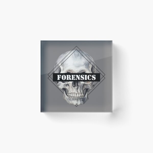 Artikelvorschau, Forensischer Totenkopf-Aufkleber entworfen und verkauft von SceneOfTheCrime.
