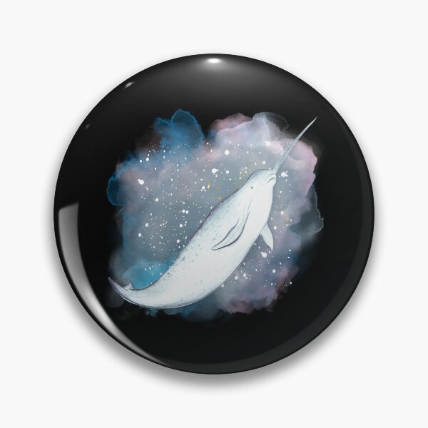 Item preview, Narwhal Watercolor Style Illustration designed and sold by kuremureDesign.