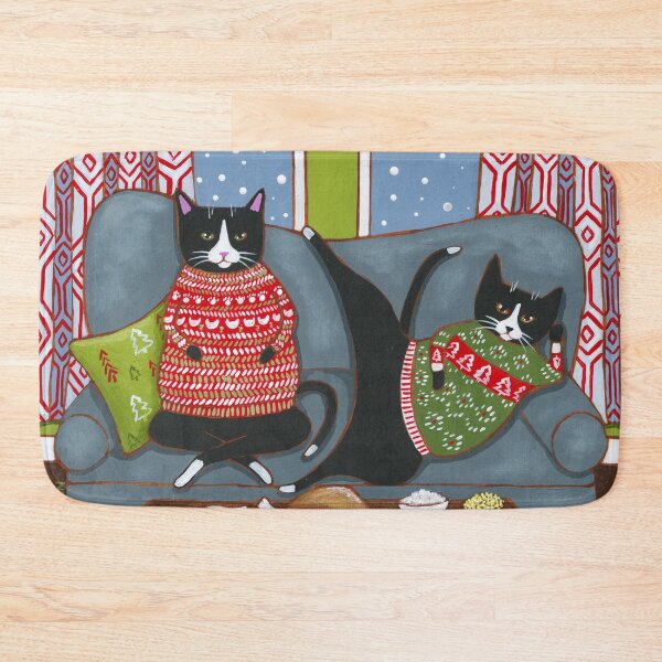 Item preview, Holiday Couch Potatoes designed and sold by KilkennyCat Art.