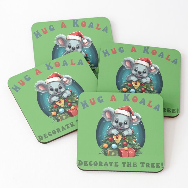 Item preview, Hug a koala in Christmas designed and sold by GediaPrints.