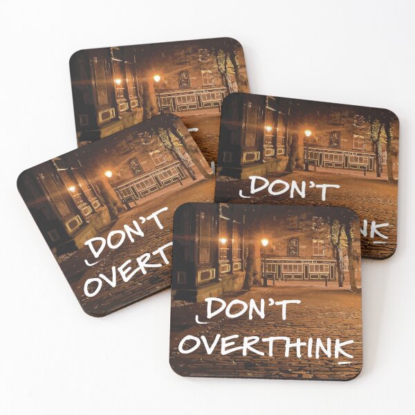 Item preview, Don't overthink night motivational quote designed and sold by snadesign.