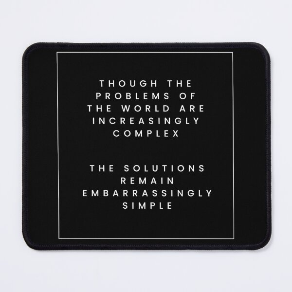 Item preview, Problems and Solutions quote -- Bill Mollison - dark background designed and sold by elearah1.