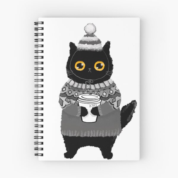 Item preview, Kitty in Grey Lopapeysa designed and sold by KilkennyCat Art.