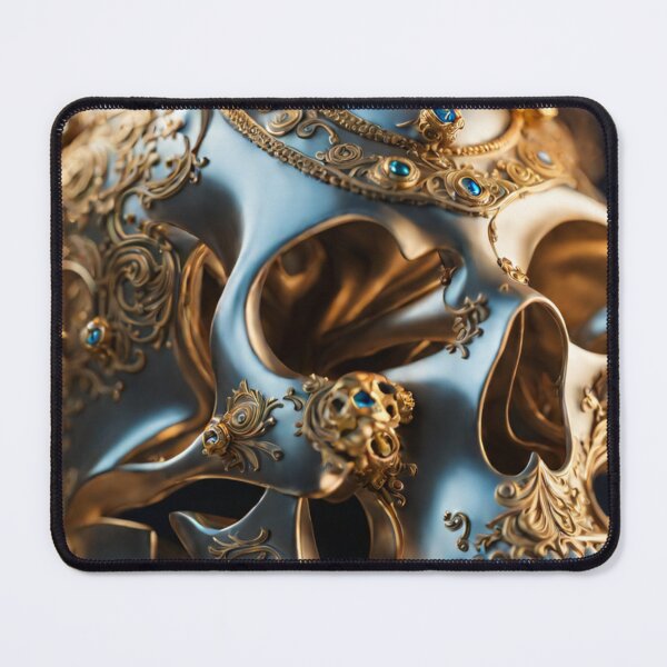 Item preview, Elegant Silver Jeweled Skull Design designed and sold by Butler in the Home.