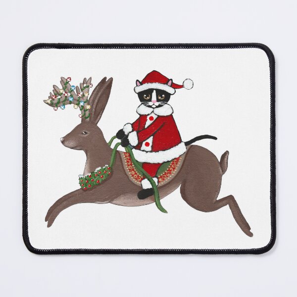 Item preview, Santa Claws and His Jackalope 2 designed and sold by KilkennyCat Art.