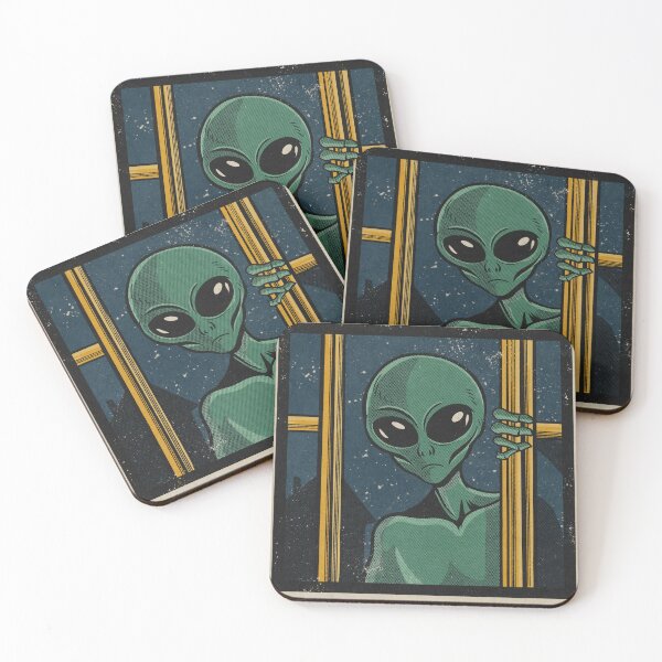Item preview, Alien at the window designed and sold by lenlovecraft.