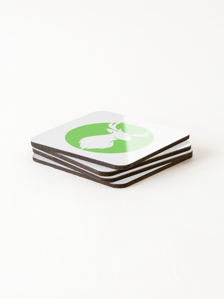 Thumbnail 4 of 5, Coasters (Set of 4), Springbok Sticker Springbok Sticker designed and sold by Machafohach.