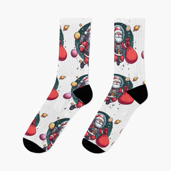 Item preview, “Santa Claus in Space: A Festive Illustration” designed and sold by SpaLaxy Store.