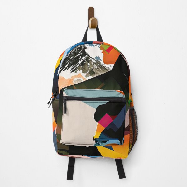 Item preview, Explore "Simplistic & Minimalistic Alps" with Bauhaus Flair and Vivid Colors designed and sold by ArtificialGenes.