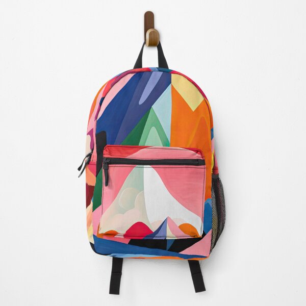 Item preview, Explore "Simplistic & Minimalistic Alps" with Bauhaus Flair and Vivid Colors designed and sold by ArtificialGenes.