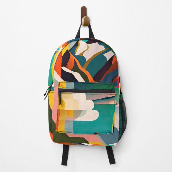 Item preview, Explore "Simplistic & Minimalistic Alps" with Bauhaus Flair and Vivid Colors designed and sold by ArtificialGenes.