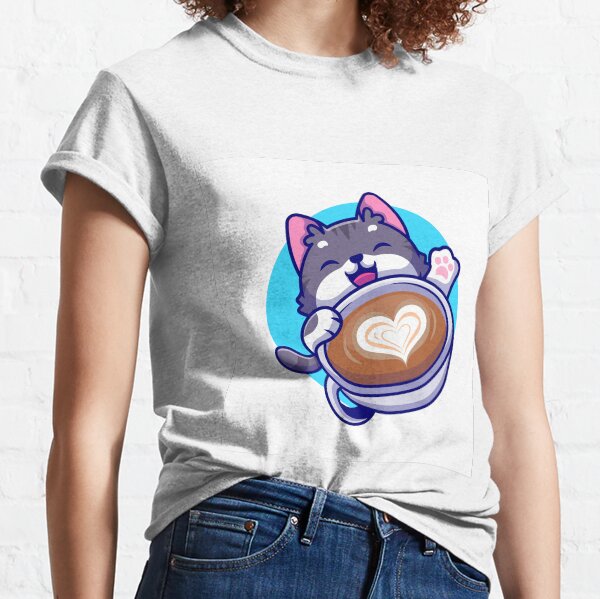 Item preview,  Cat with Coffee Cup designed and sold by hjian8219.