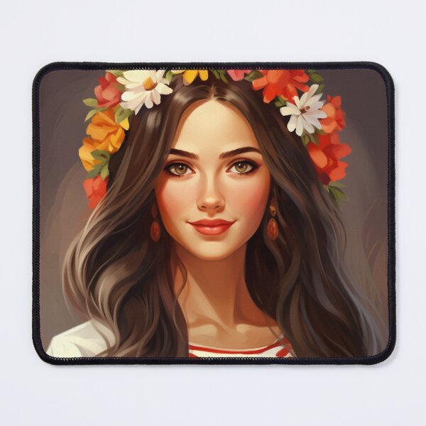 Item preview, Gorgeous Moldavian Girl Portrait - Traditional Beauty - Eastern European designed and sold by SeraphimDesigns.