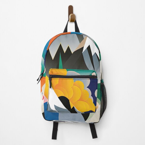 Item preview, Explore "Simplistic & Minimalistic Alps" with Bauhaus Flair and Vivid Colors designed and sold by ArtificialGenes.